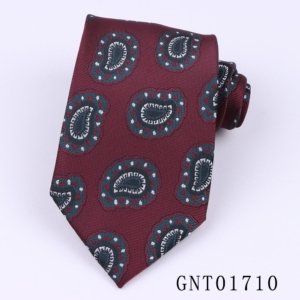 2 Piece - Wine Paisley Tie and Pocket square