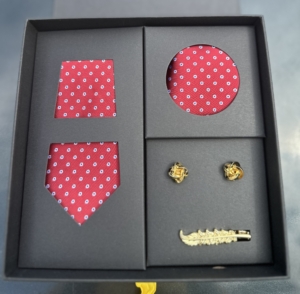 4-Piece Red Polka Dot Set