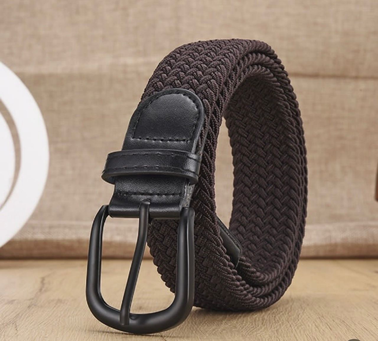 Brown Woven Belt